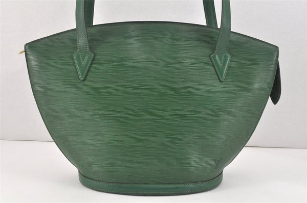 Auth Louis Vuitton Epi Saint Jacques Shopping Shoulder Bag Green M52264 LV 2189K