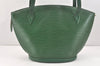 Auth Louis Vuitton Epi Saint Jacques Shopping Shoulder Bag Green M52264 LV 2189K