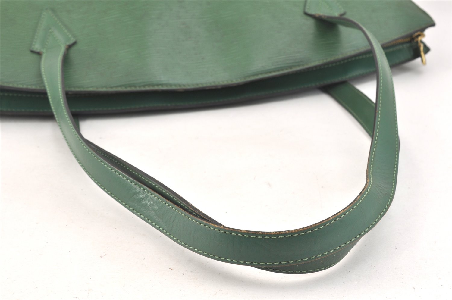 Auth Louis Vuitton Epi Saint Jacques Shopping Shoulder Bag Green M52264 LV 2189K
