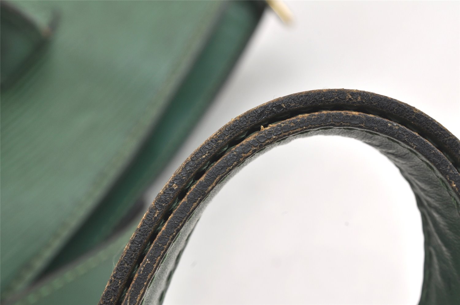 Auth Louis Vuitton Epi Saint Jacques Shopping Shoulder Bag Green M52264 LV 2189K