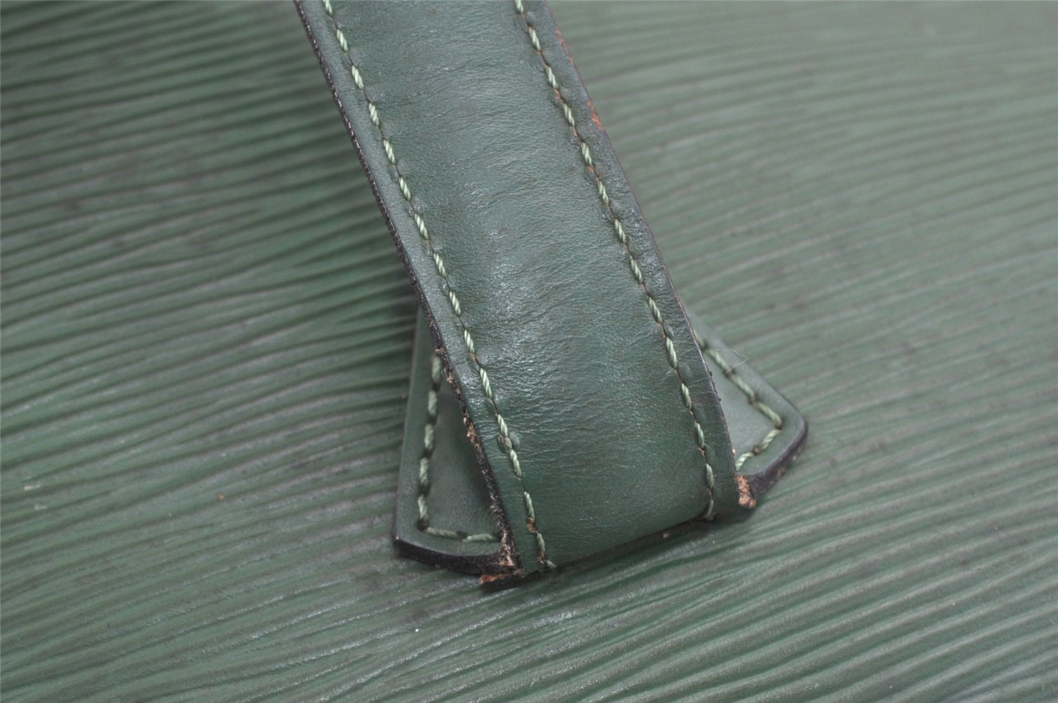 Auth Louis Vuitton Epi Saint Jacques Shopping Shoulder Bag Green M52264 LV 2189K