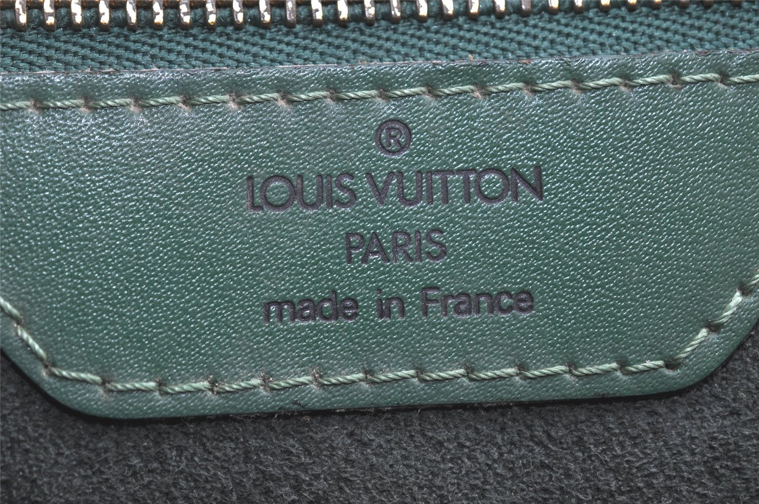 Auth Louis Vuitton Epi Saint Jacques Shopping Shoulder Bag Green M52264 LV 2189K