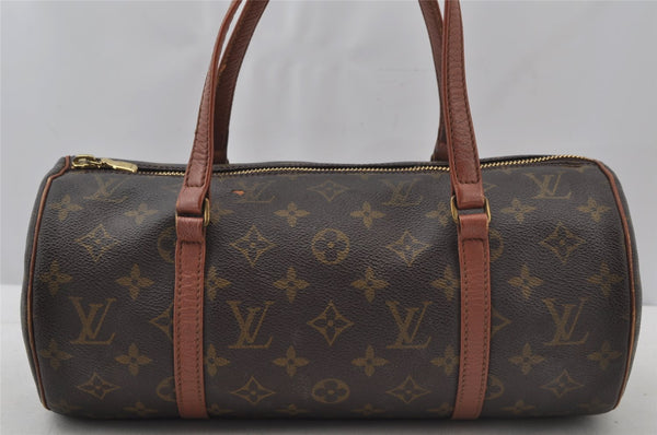 Authentic Louis Vuitton Monogram Papillon 30 Hand Bag Old Model LV 2191J