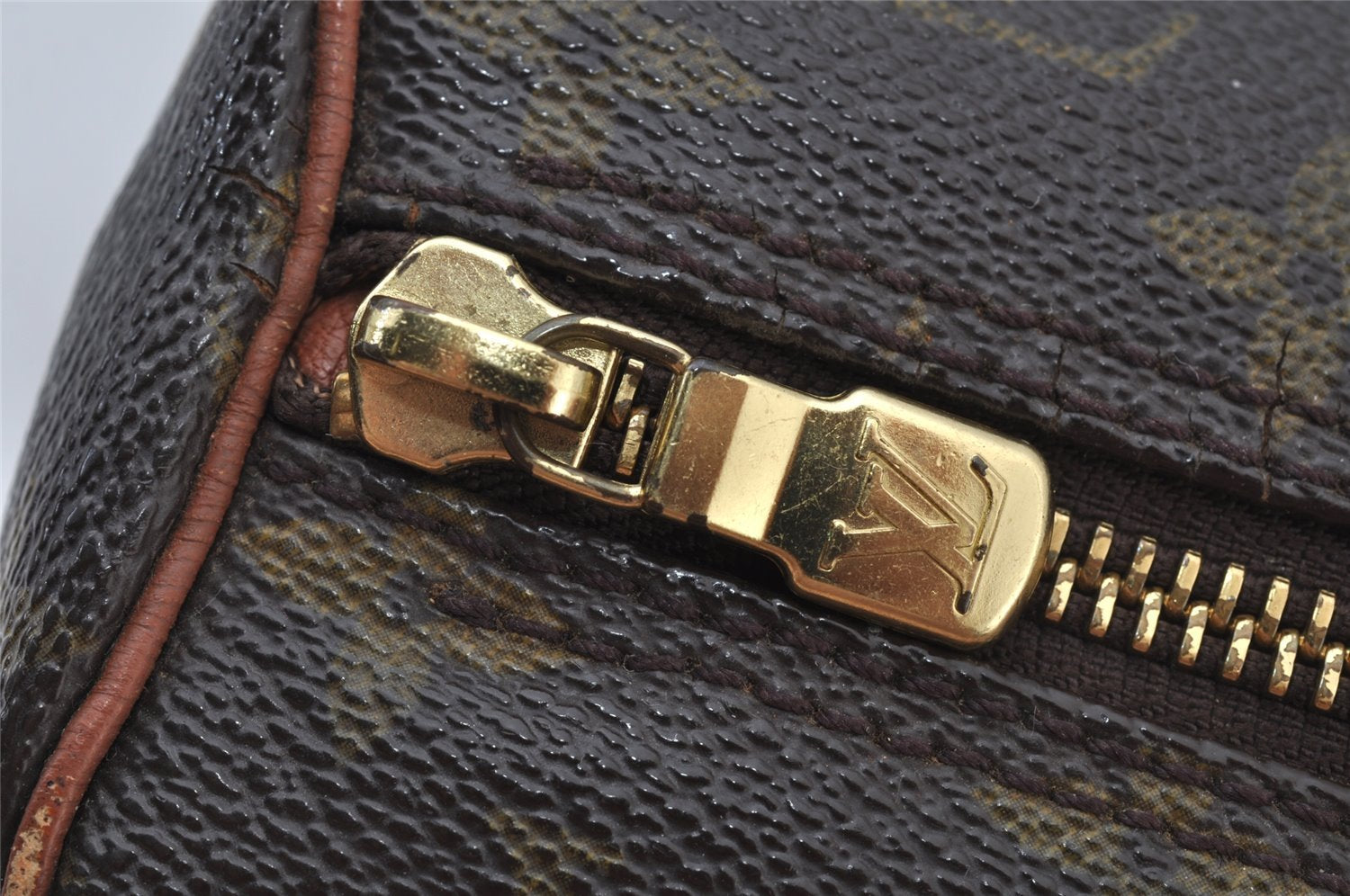 Authentic Louis Vuitton Monogram Papillon 30 Hand Bag Old Model LV 2191J