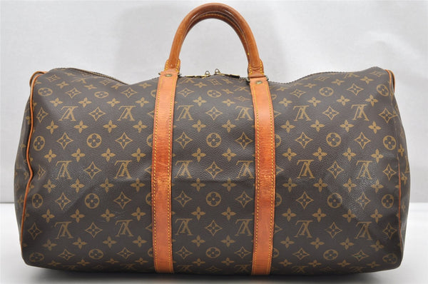 Authentic Louis Vuitton Monogram Keepall 50 Travel Boston Bag M41426 LV 2191K