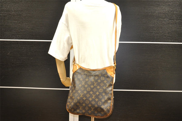 Authentic Louis Vuitton Monogram Odeon MM Shoulder Cross Bag M56389 Junk 2192I