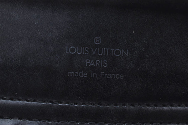 Authentic Louis Vuitton Epi Gemeaux Shoulder Tote Bag Black M52452 LV 2193H