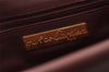 Authentic Cartier Must de Cartier Leather Shoulder Cross Body Bag Bordeaux 2195I