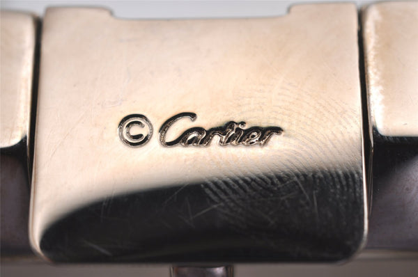 Authentic Cartier Buckle For Tank American Belt Silver Plating 2195J