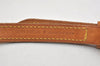 Authentic Louis Vuitton Leather Shoulder Strap Beige 39.8-46.5" LV 2197I