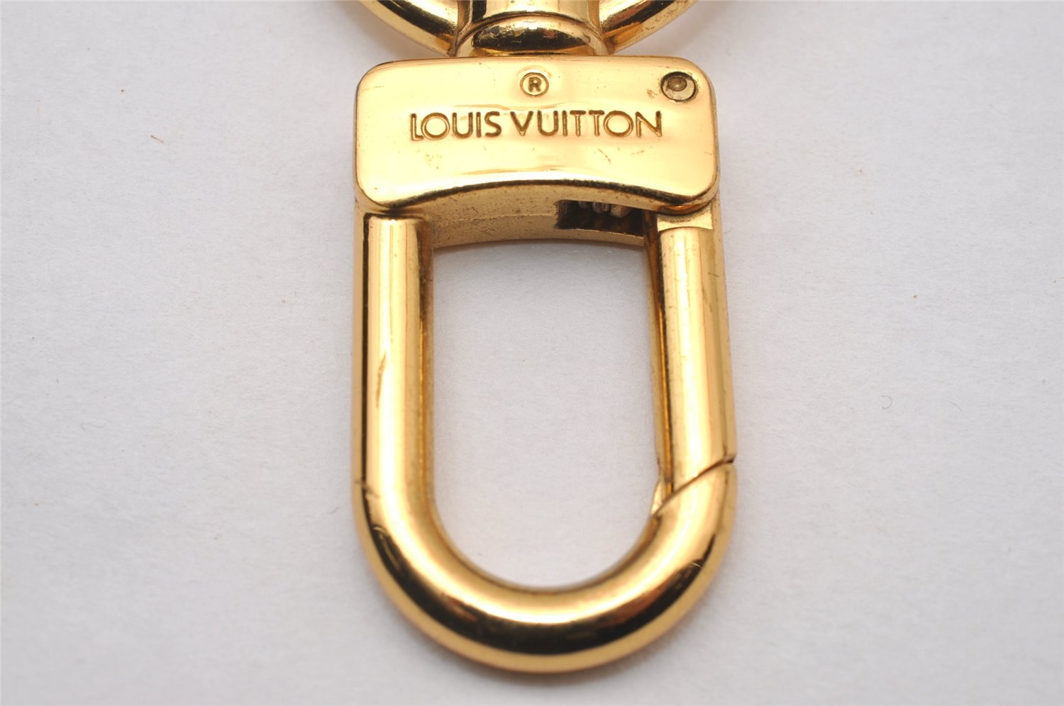 Authentic Louis Vuitton Leather Shoulder Strap Beige 35.4-42.5