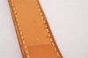 Authentic Louis Vuitton Leather Shoulder Strap Beige 35.4-42.5" LV 2198I