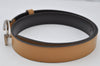 Authentic GUCCI Vintage Belt Leather Size 70cm 27.6inches Brown 2199J