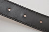 Authentic GUCCI Vintage Belt Leather Size 70cm 27.6inches Brown 2199J