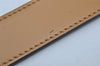 Authentic GUCCI Vintage Belt Leather Size 70cm 27.6inches Brown 2199J