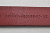 Authentic GUCCI Double G Vintage Belt Leather 80cm 31.5" 282332 Red 2201J