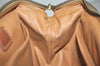 Authentic CELINE Macadam Blason Pattern Clutch Hand Bag PVC Leather Brown 2201K