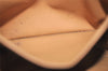 Authentic CELINE Macadam Blason Pattern Clutch Hand Bag PVC Leather Brown 2201K