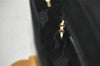 Authentic Salvatore Ferragamo Gancini Leather 2Way Shoulder Hand Bag Black 2204K