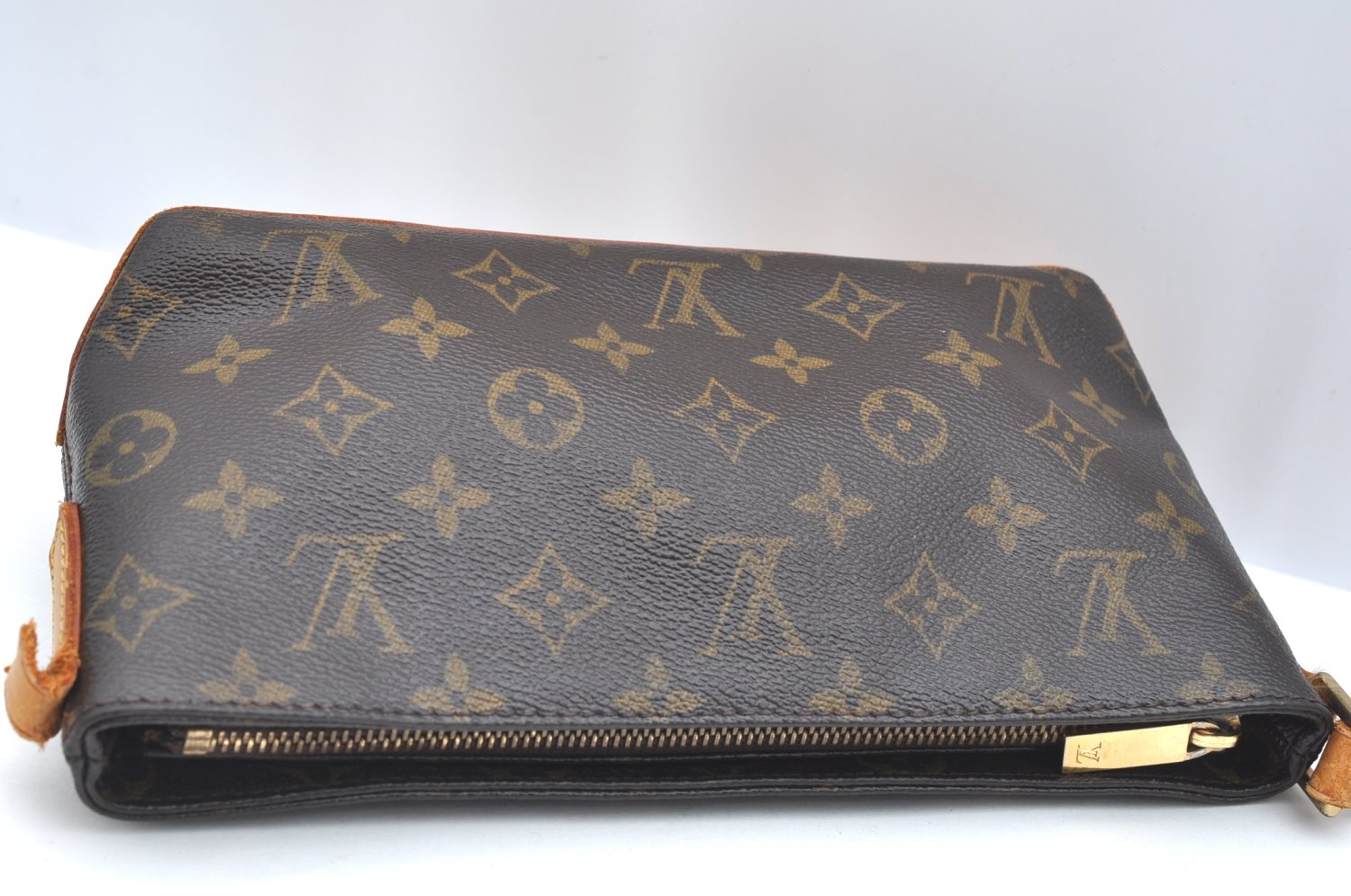 Authentic Louis Vuitton Monogram Trotteur Shoulder Bag M51240 LV Junk 2205H