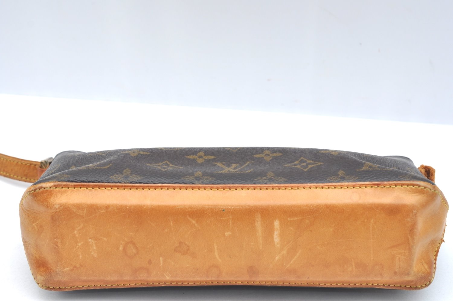 Authentic Louis Vuitton Monogram Trotteur Shoulder Bag M51240 LV Junk 2205H