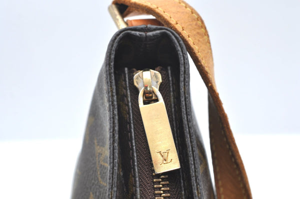 Authentic Louis Vuitton Monogram Trotteur Shoulder Bag M51240 LV Junk 2205H