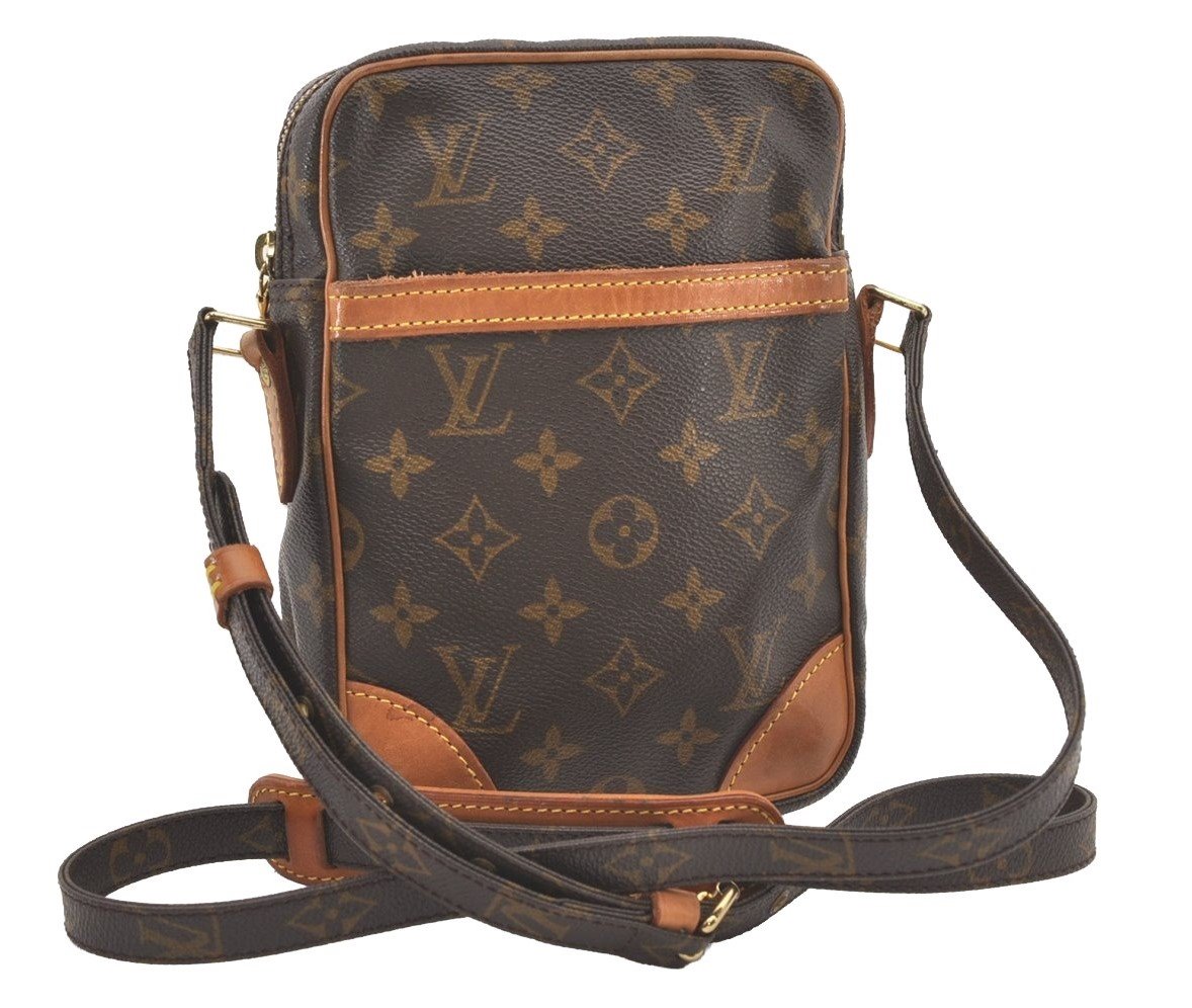 Authentic Louis Vuitton Monogram Danube Shoulder Cross Body Bag M45266 LV 2205J