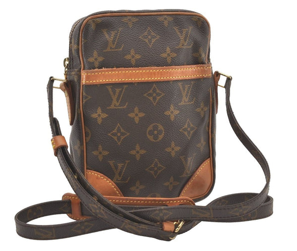Authentic Louis Vuitton Monogram Danube Shoulder Cross Body Bag M45266 LV 2205J