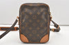 Authentic Louis Vuitton Monogram Danube Shoulder Cross Body Bag M45266 LV 2205J