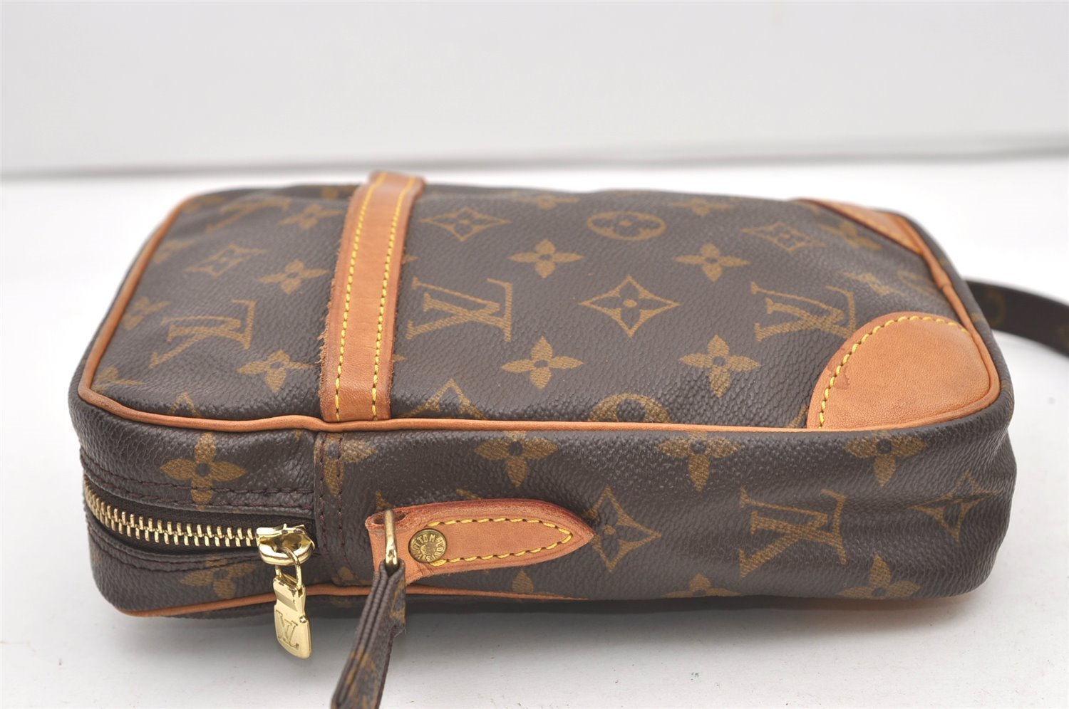 Authentic Louis Vuitton Monogram Danube Shoulder Cross Body Bag M45266 LV 2205J