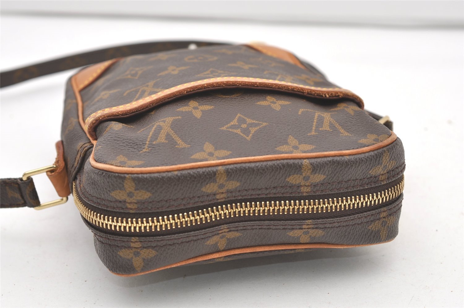 Authentic Louis Vuitton Monogram Danube Shoulder Cross Body Bag M45266 LV 2205J