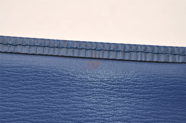 Authentic Louis Vuitton Epi Agenda Posh Notebook Cover Blue R20525 LV 2206I