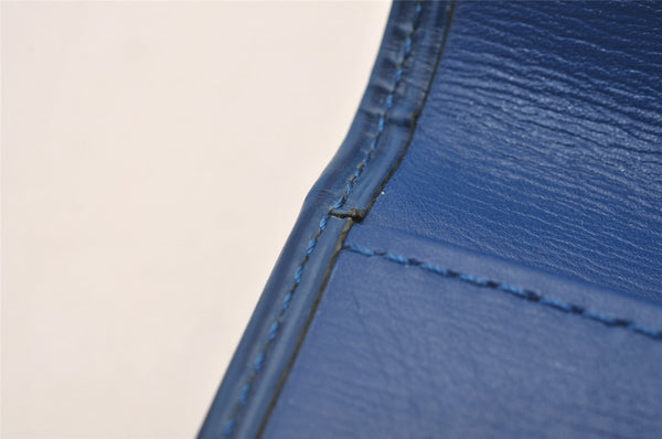 Authentic Louis Vuitton Epi Agenda Posh Notebook Cover Blue R20525 LV 2206I