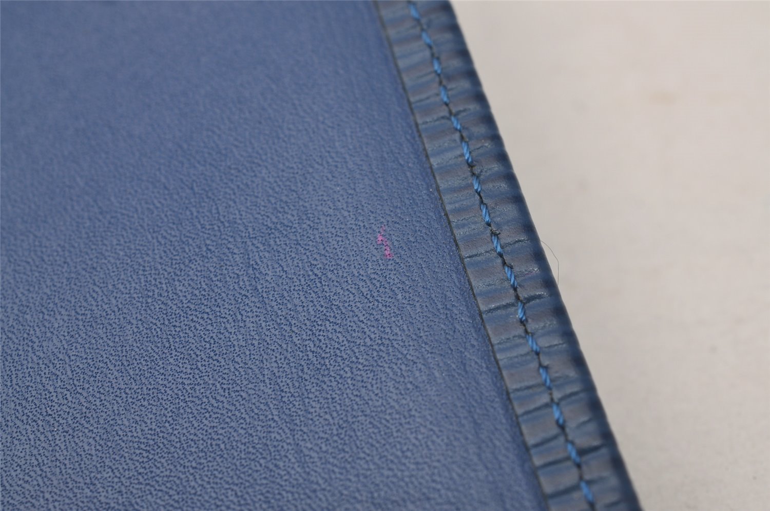 Authentic Louis Vuitton Epi Agenda Posh Notebook Cover Blue R20525 LV 2206I