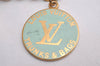 Auth Louis Vuitton Porte Cles Chenne Glove Charm Bag Charm M65729 Gold 2206J