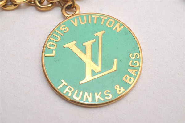 Auth Louis Vuitton Porte Cles Chenne Glove Charm Bag Charm M65729 Gold 2206J