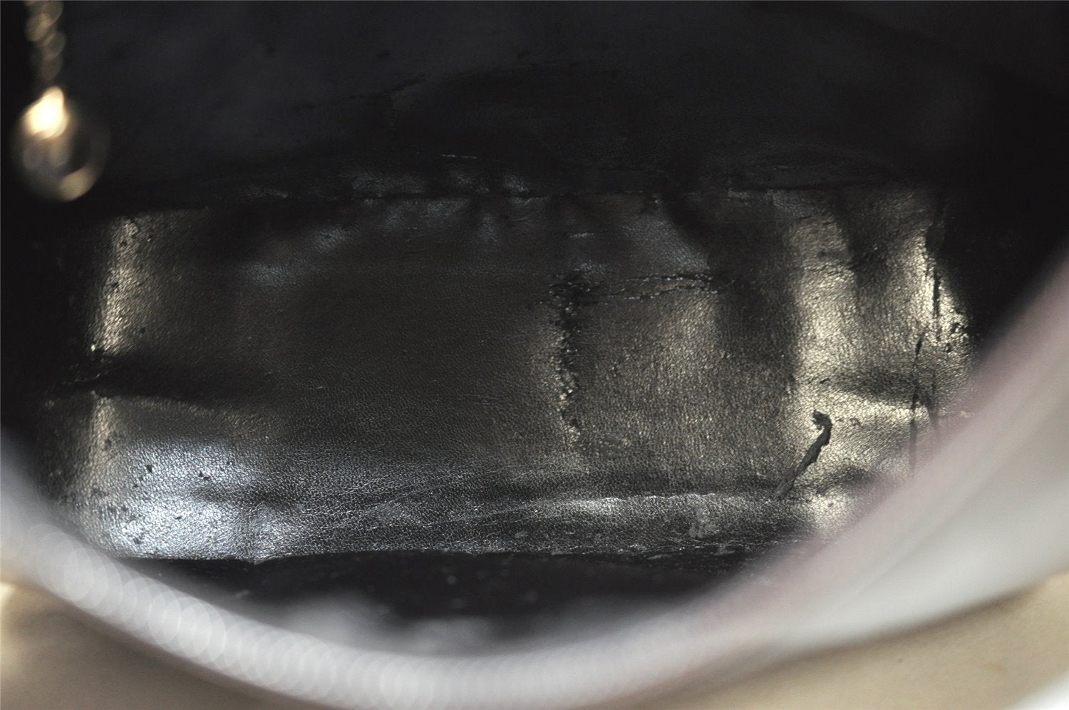 Authentic GUCCI Vintage Shoulder Hand Bag Purse Leather Brown Junk 2208I