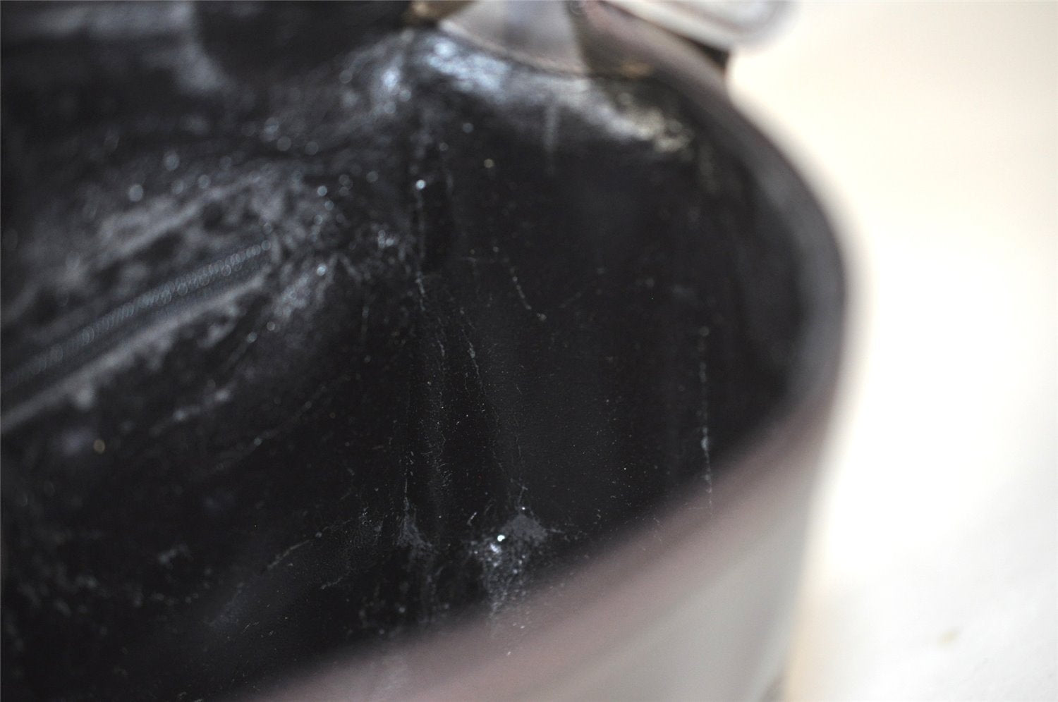 Authentic GUCCI Vintage Shoulder Hand Bag Purse Leather Brown Junk 2208I