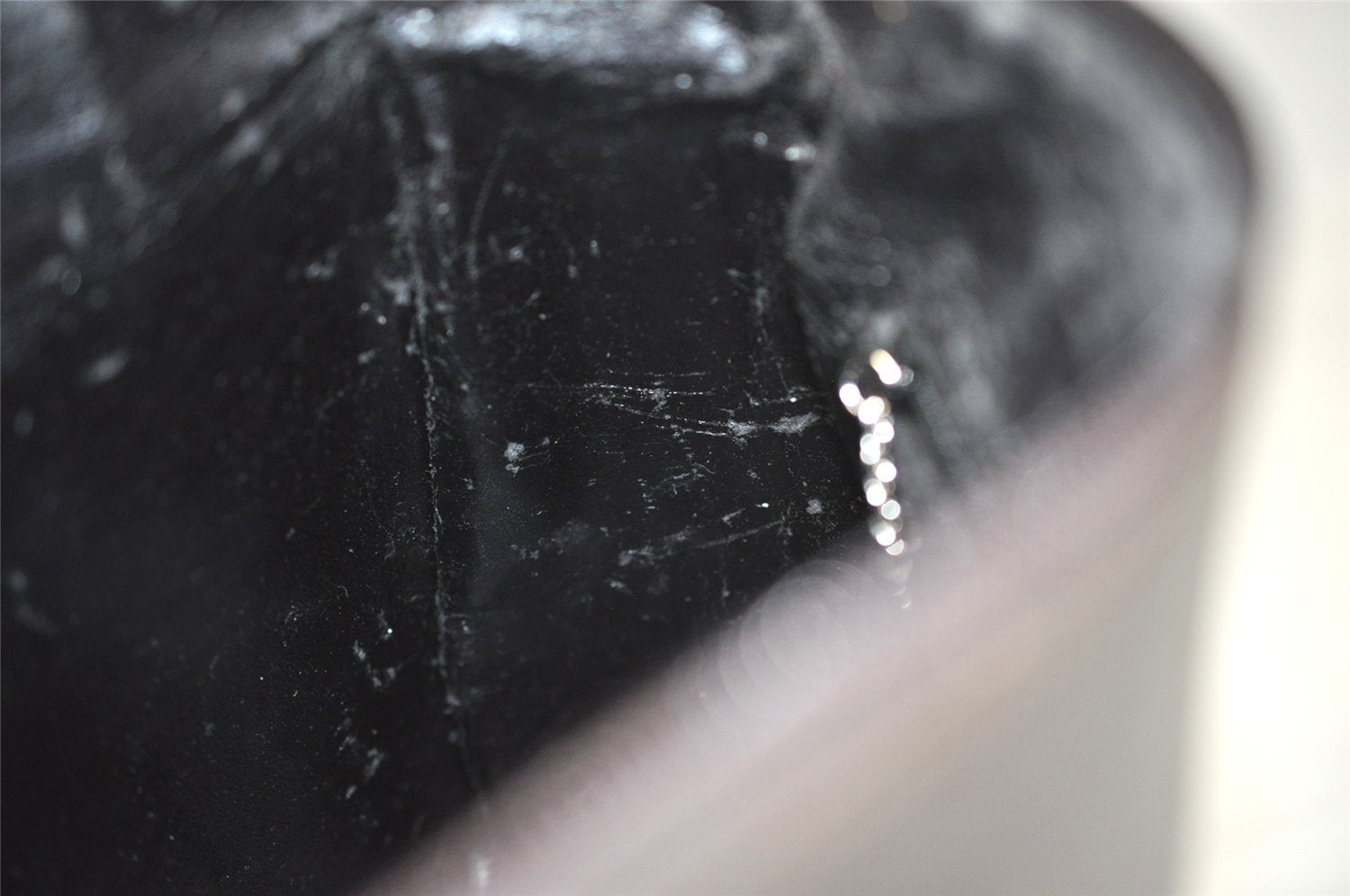 Authentic GUCCI Vintage Shoulder Hand Bag Purse Leather Brown Junk 2208I