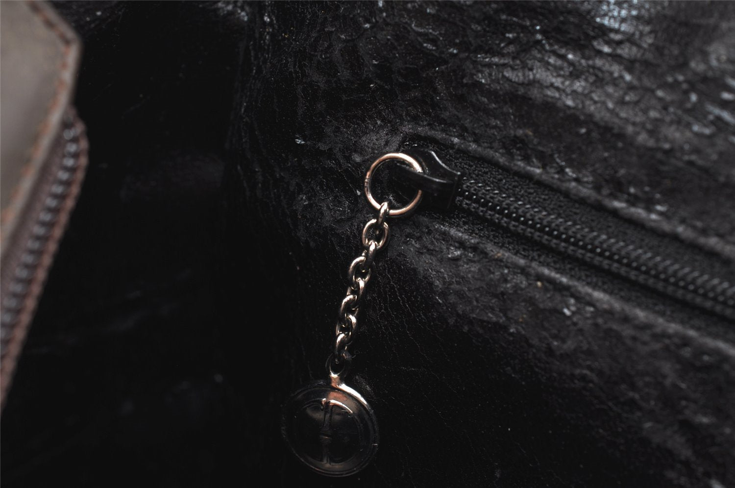 Authentic GUCCI Vintage Shoulder Hand Bag Purse Leather Brown Junk 2208I