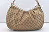 Authentic GUCCI Sukey Vintage Shoulder Bag GG Canvas Leather 232955 Brown 2211J