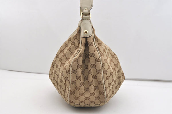 Authentic GUCCI Sukey Vintage Shoulder Bag GG Canvas Leather 232955 Brown 2211J