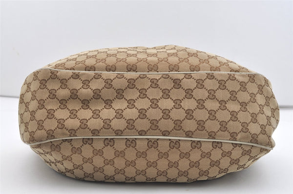 Authentic GUCCI Sukey Vintage Shoulder Bag GG Canvas Leather 232955 Brown 2211J