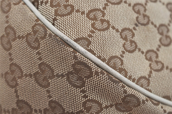 Authentic GUCCI Sukey Vintage Shoulder Bag GG Canvas Leather 232955 Brown 2211J