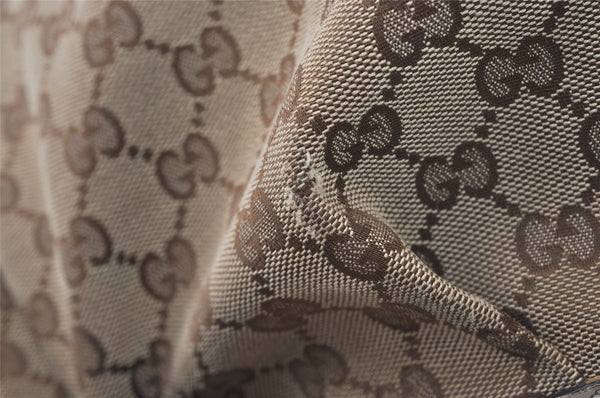 Authentic GUCCI Sukey Vintage Shoulder Bag GG Canvas Leather 232955 Brown 2211J