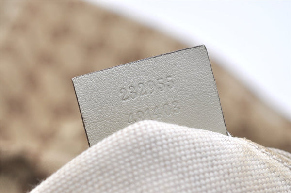 Authentic GUCCI Sukey Vintage Shoulder Bag GG Canvas Leather 232955 Brown 2211J