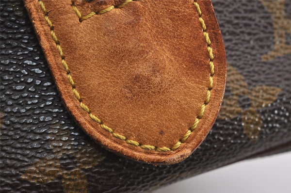 Authentic Louis Vuitton Monogram Trousse Patte Pression Pouch M47636 Junk 2212I