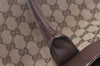 Authentic GUCCI Vintage Shoulder Tote Bag GG Canvas Leather 0021121 Brown 2212J