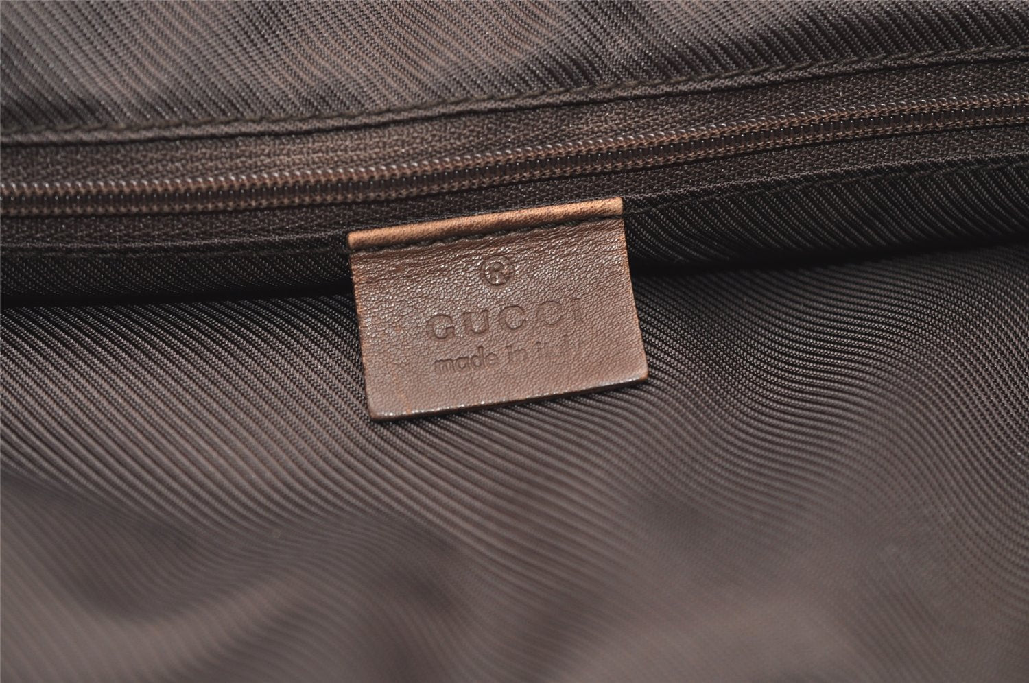 Authentic GUCCI Vintage Shoulder Tote Bag GG Canvas Leather 0021121 Brown 2212J