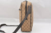 Authentic GUCCI Shoulder Cross Body Bag GG Canvas Leather 0181604 Brown 2213J